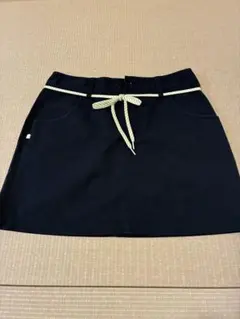 ニューバランスネイビー ウエストリボン付きスカート
