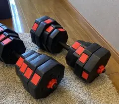 可変式ダンベル 2個セット 約38.3kg（1個約19.15kg）のサムネイル