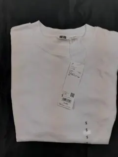 送料込 ユニクロ エアリズムコットンオーバーサイズTシャツ 5分袖 ホワイト