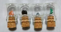ミニ鉱物標本 4点セット（小瓶入り）
