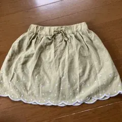 Samansa Mos2 Lagomスカラップ刺繍 キュロットスカートのサムネイル