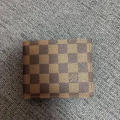 LOUIS VUITTON ダミエ 二つ折り財布　メンズのサムネイル