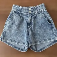 ピンクラテ　デニム ショートパンツ S/140