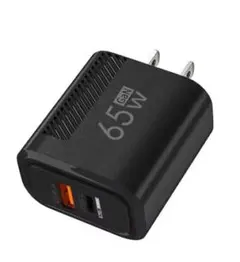 み*ず様 USB 急速充電器 PD3.0 GaN 65W Type-C ブラック