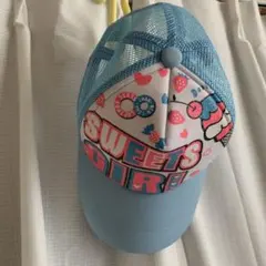 スイーツガール 水色キャップ