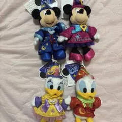 ディズニーシー10周年　ミッキー・ミニー・ドナルド・デイジー ぬいば　セット
