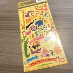 動物園　シール　平成レトロ　ステッカー　当時品　アニマル　動物　うさぎ　ゾウ