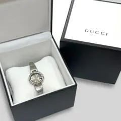 美品】GUCCI グッチ 134.5 シルバー 腕時計 ウォッチ 電池交換済み 美