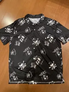 スカルプリント 半袖シャツ 2XL インナーファクト
