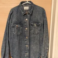 Blistorm デニムシャツ 長袖 ケミカルウォッシュ
