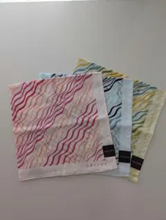 CELINE 波模様 ハンカチ 3枚セット