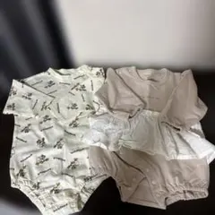 ロンパース70センチ2点セット