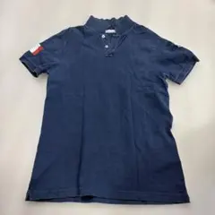 【最終日】MONCLER ポロシャツ ネイビー Sサイズのサムネイル