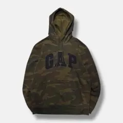 b*1様 GAP pullover hoodie y2k カモフラ カーキ系 M