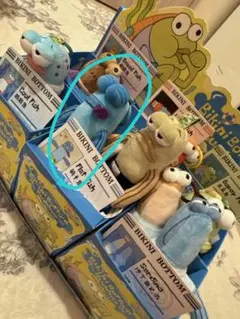 Bikini Bottom Buddies Flat Fish ぬいぐるみ