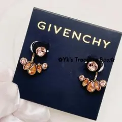 C687/GIVENCHY/ゴールドxピンク シャンパン/2way/ピアス