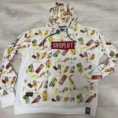 【美品】b-one-soul ビーワンソウル 総柄 プルオーバー パーカー L