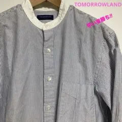美品‼︎TOMORROWLAND ブリティッシュ　バンドカラーシャツのサムネイル