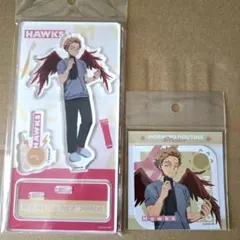 僕のヒーローアカデミア ホークス　ステッカー アクスタ モーニングルーティーン