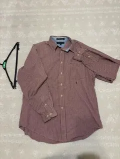 TOMMY HILFIGER チェック柄長袖シャツ