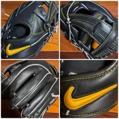NIKE 野球グローブ ブラック上原浩治モデル 軟式グローブ - メルカリ