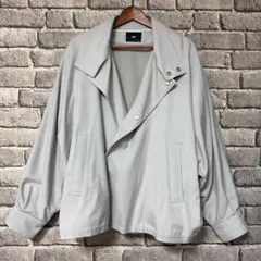 【美品】HARE　ライナーツキダブルスウィングブルゾン　グレー　ジャケット