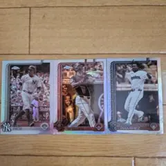 Topps Chrome 202= MLB トレーディングカード 3枚セット