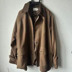 EMMA CLOTHES コーデュロイ襟ジャケット ブラウン L