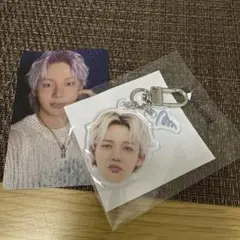 treasure とぅめラッキーカード　顔アクキー　ヒョンソク