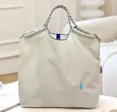新品　M シンプル　ブルーボトルコーヒー　刺繍エコバッグ　トートバッグ　夏のサムネイル