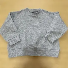 無印　グレー　スウェットシャツ　110 トレーナーのサムネイル