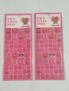 日焼けキティ ピンク タイルシール 2シートセット