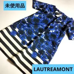 未使用品★LAUTREAMONT・ロートレアモン★半袖チュニックトップス柄物　Mのサムネイル