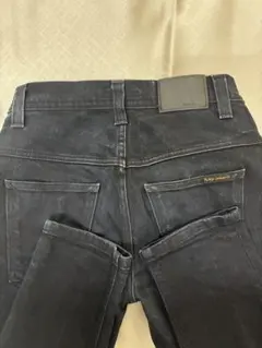 ヌーディジーンズ　ダークブルー スキニーデニム　ブラック　イタリア製