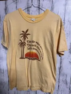 THE FLAT HEAD Palms Label Tシャツ Mサイズ 日本製のサムネイル