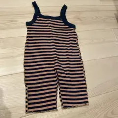 バースデイ nennen neu ボーダー サロペット 80センチ