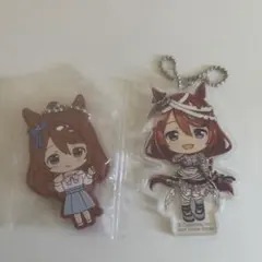 ウマ娘 スーパークリーク アクリルキーホルダー　ラバーキーホルダー　2点