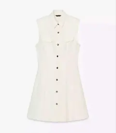 ZARA クレープミニワンピース M