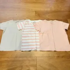 無印良品 キッズ 半袖Tシャツ 3枚セット 100cmのサムネイル