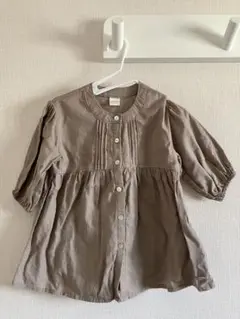 tete a tete ワンピース 80サイズ ブラウン　シャツ