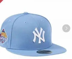 海外限定モデル 別注 ヤンキース スカイブルー ライトブルー 水色 ニューエラ