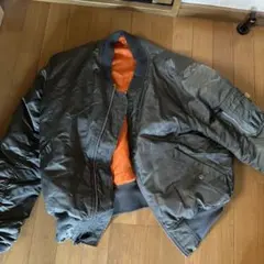 K4 アルファMA-1フライトジャケット グレー