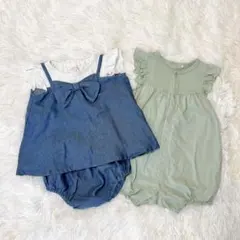 西松屋　ロンパース　セットアップ　70〜80