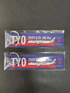 FC東京　JAL キーホルダー　2個