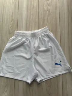 ジュニア用PUMA ホワイト ハーフパンツ　130
