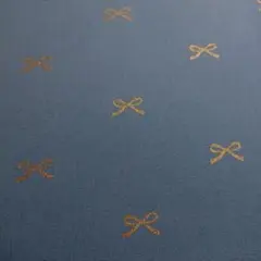 難アリブロード生地ハギレくすみブルー110✕50cm