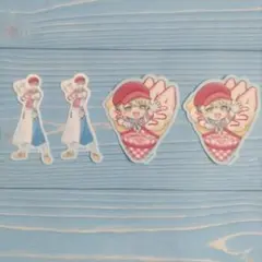 にじさんじ マリオンクレープ コラボ 緋八マナ フレークシール