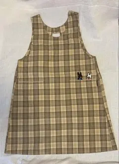 リサとガスパール　チェックエプロン