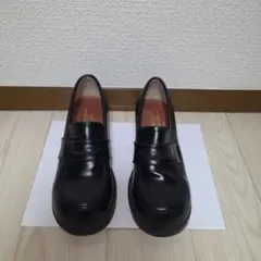 HARVAR ブラック ローファー 23.0