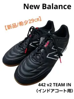 ​【新品/希少29㎝】ニューバランス 442 v2 TEAM IN フットサル